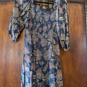Floral Navy Dress